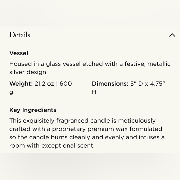 New in box! Nest blue cypress and snow 3 wick candle - Picture 4 of 6